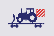 Railway Transportation of oversized cargo